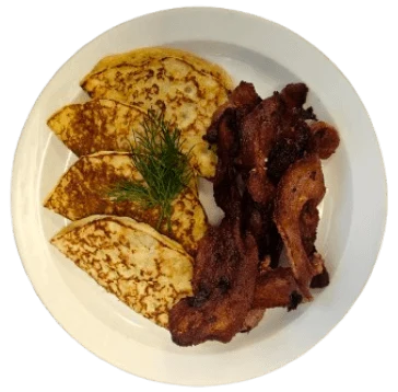 Raggmunkar med bacon